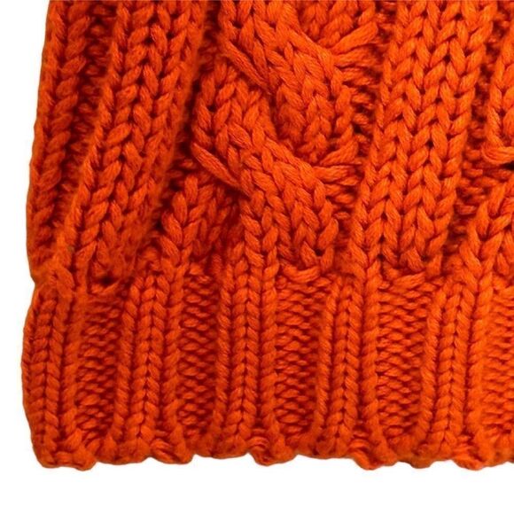 Vintage Ralph Lauren Country Mock Neck Cable Knit Sweater | Size L - Picture 3 of 7